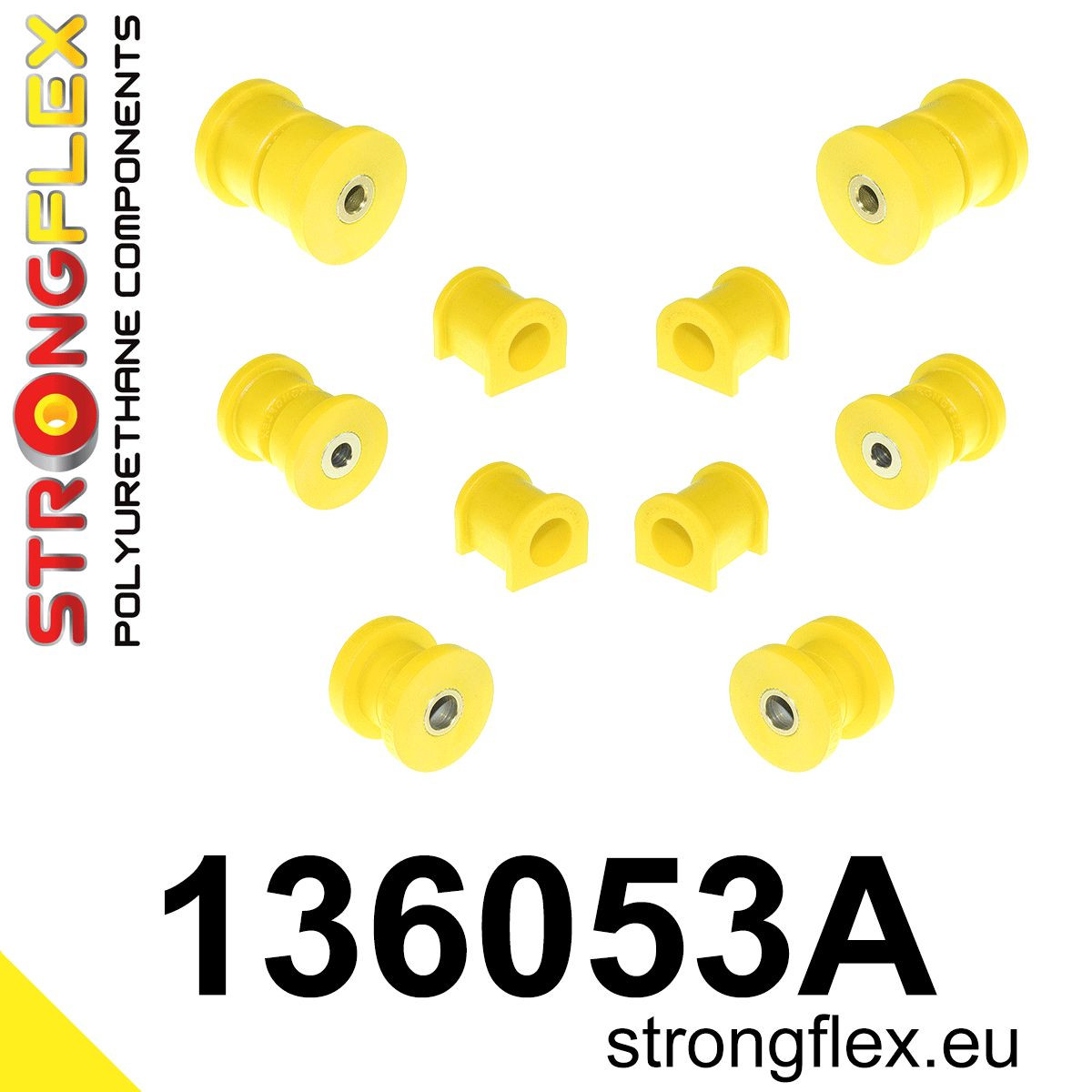 136053A: Front suspension and ream beam bush kit SPORT