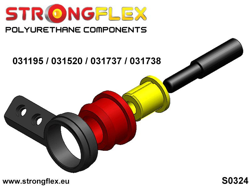 031737A: Front lower arm bush (E46 wishbone) SPORT - Image 2