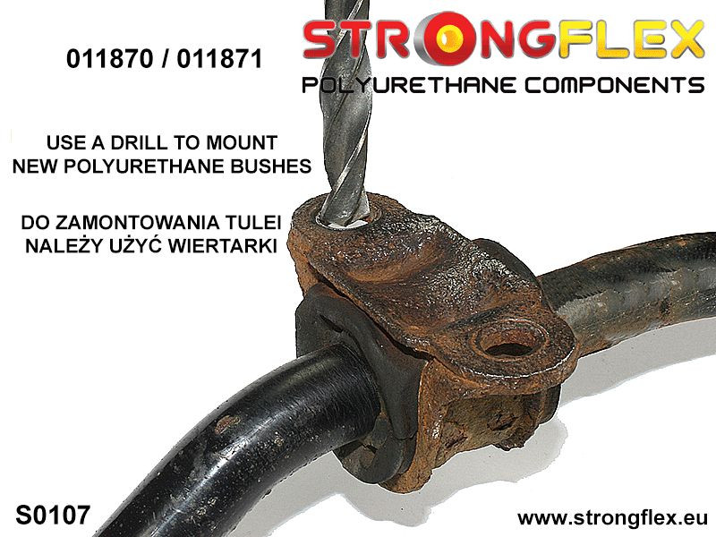 011870A: Front anti roll bar bush SPORT - Image 2