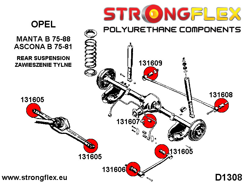 131609B: Rear panhard rod mount - to the chassis - Image 2