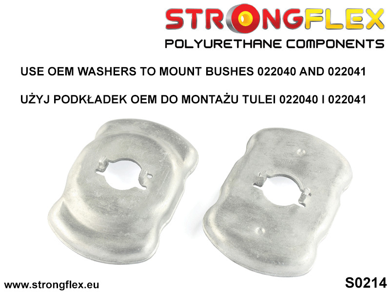 026261B: Rear subframe bush kit - Image 2