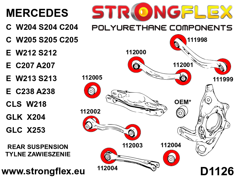 112004A: Rear lower arm bush SPORT - Image 2