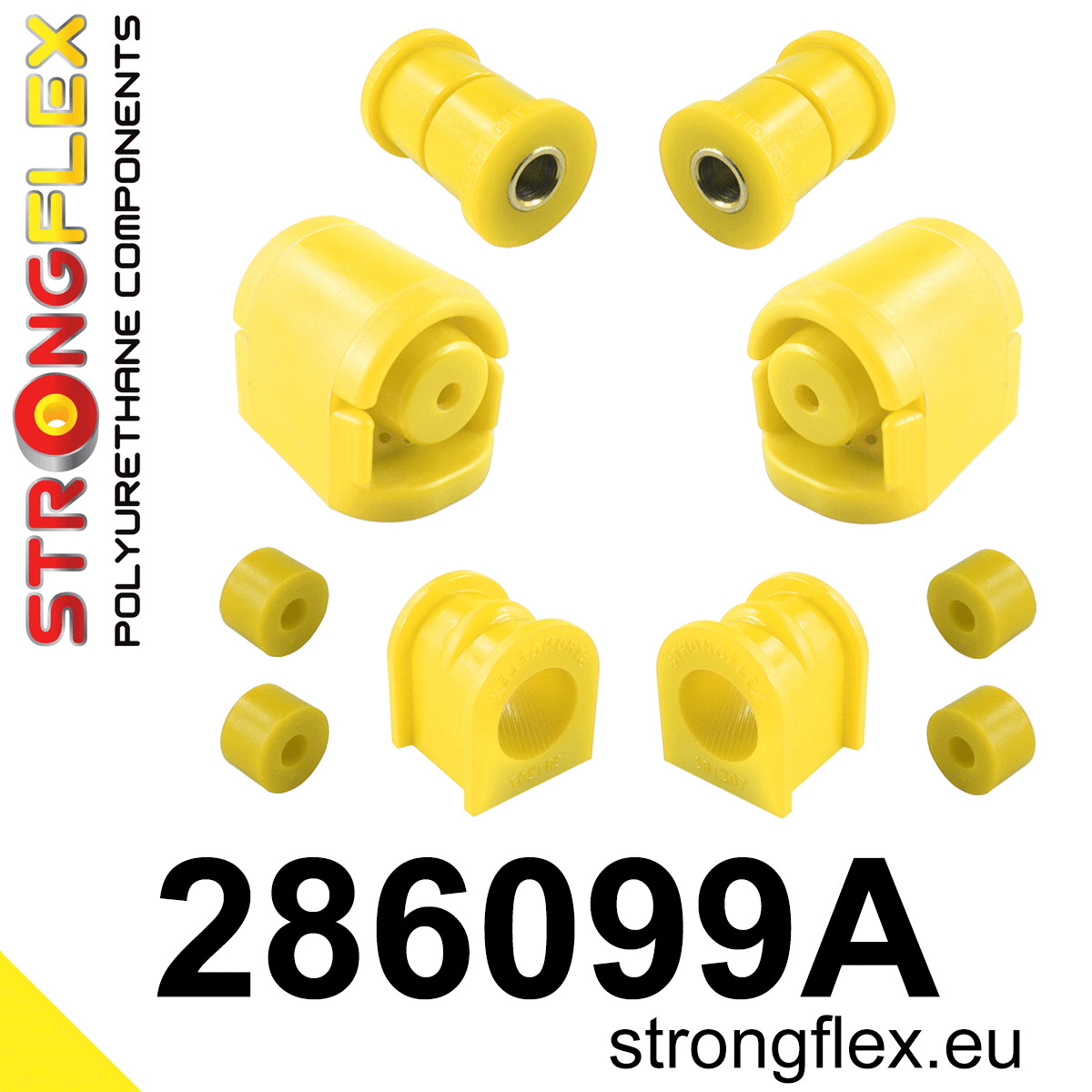 286099A: Set of front suspension polyurethane SPORT