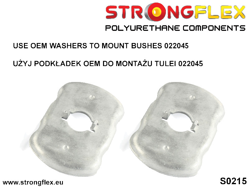 026263A: Rear subframe bush kit SPORT - Image 2