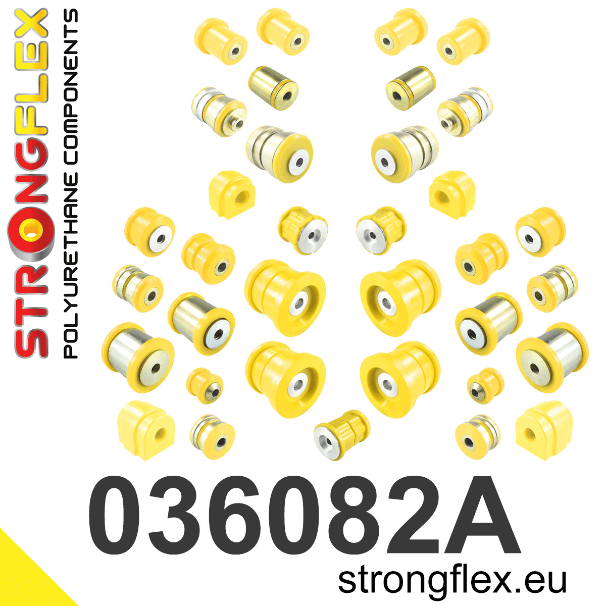 036082A: Full suspension polyurethane bush kit SPORT