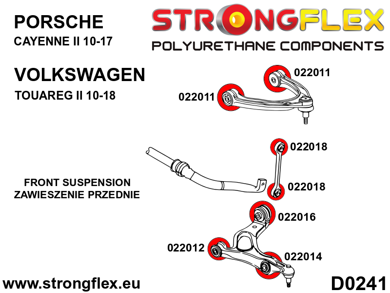 022014A: Front lower wishbone bush – outside SPORT - Image 3