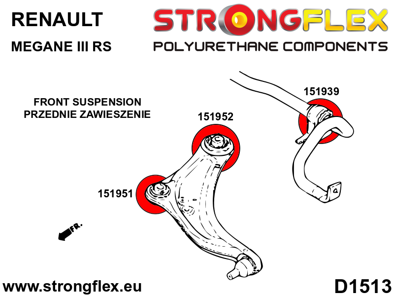 151939B: Front anti roll bar bush - Image 2