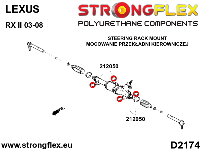 216288A: Full suspension bush kit SPORT - Image 3