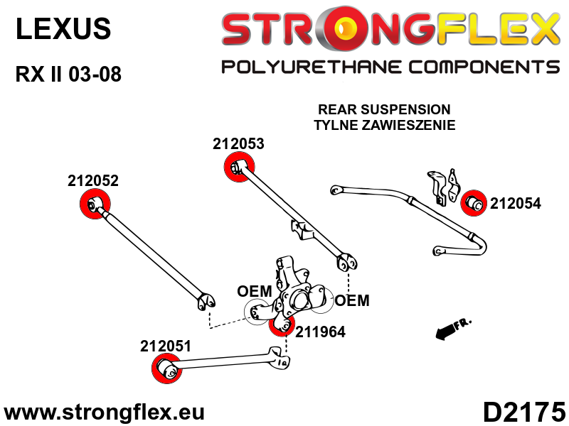 216288A: Full suspension bush kit SPORT - Image 4