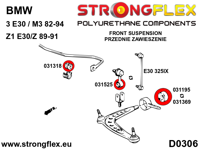 031195B: Front lower arm bush - Image 4