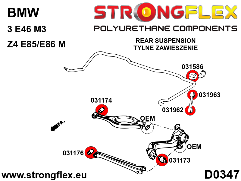 031963B: Rear anti roll bar link to arm bush - Image 3