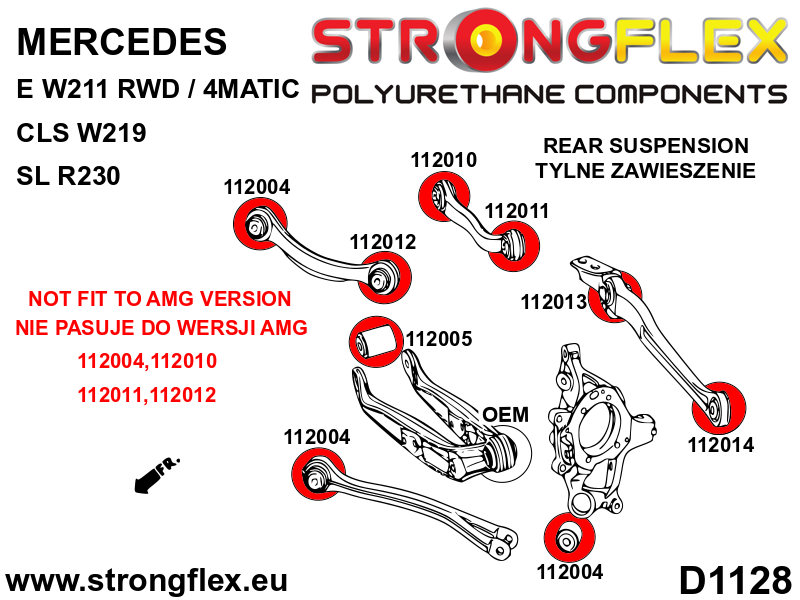 112014A: Rear lower arm – outer bush SPORT - Image 2