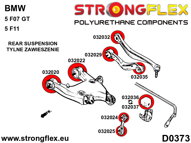 032024A: Rear rocker arm link – upper bush SPORT - Image 3