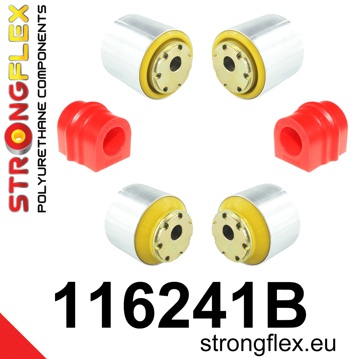 116241B: Front suspension bush kit