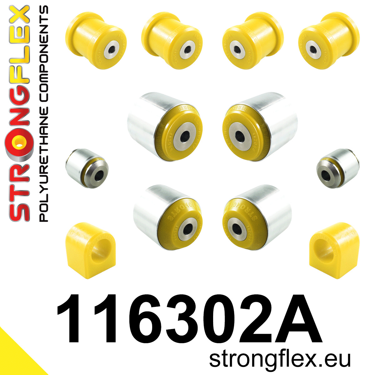 116302A: Front suspension bush kit SPORT