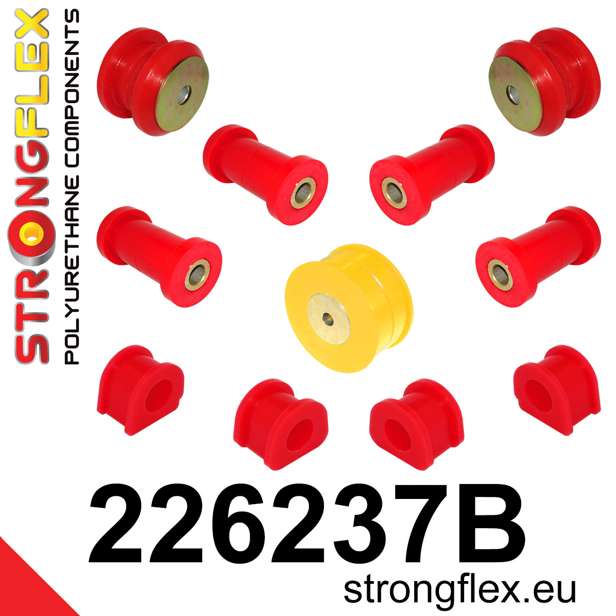226237B: Rear suspension bush kit