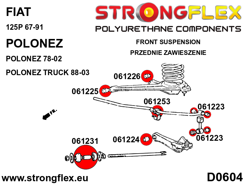 066113B: Full suspension bush kit - Image 3