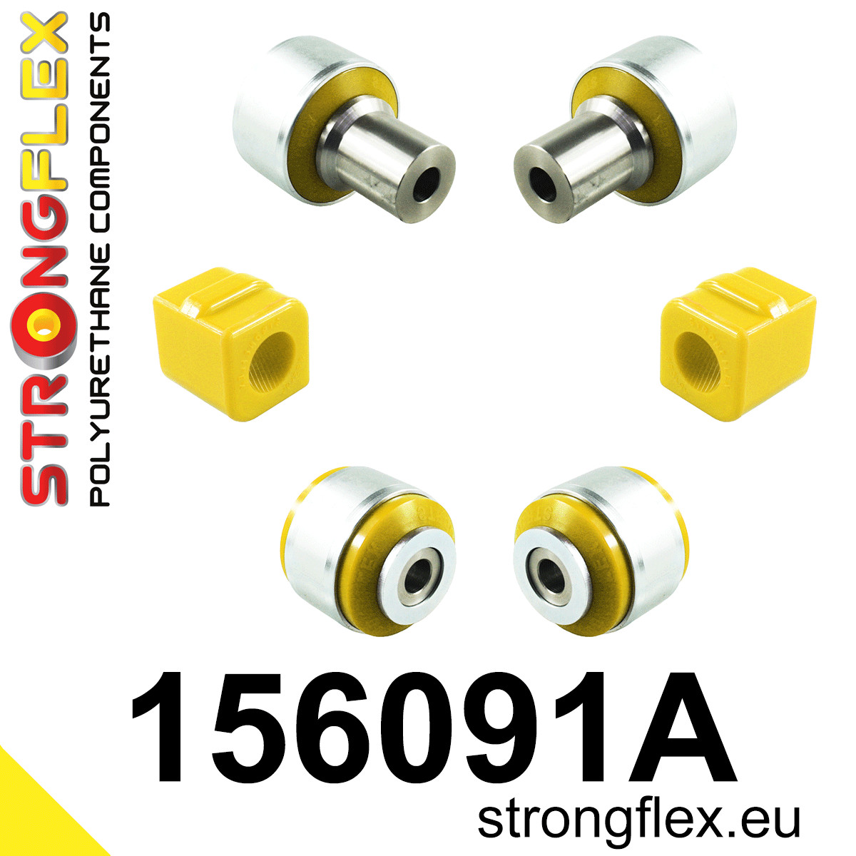 156091A: Front suspension bush kit SPORT