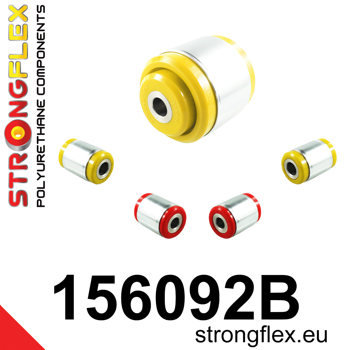 156092B: Rear beam bushing kit