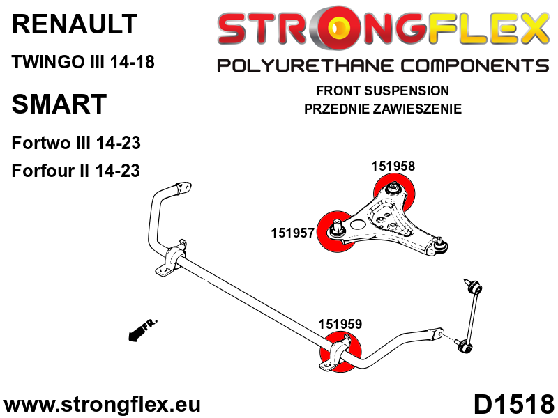 156093B: Front suspension and rear beam kit - Image 3