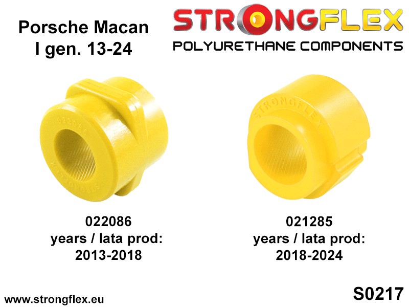 026250A: Front suspension bush kit SPORT - Image 2