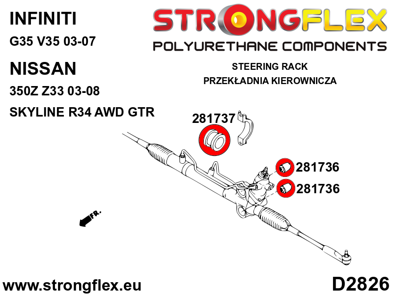 281736B: Steering rack bush - Image 2