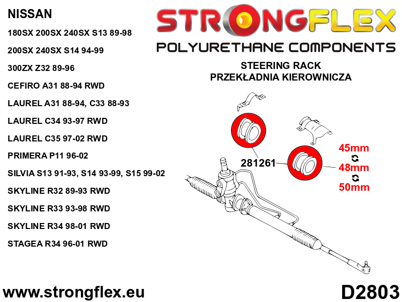 286218B: Full suspension bush kit - Image 8