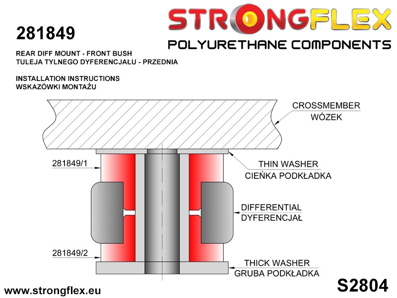 286116A: Full suspension bush kit SPORT - Image 8