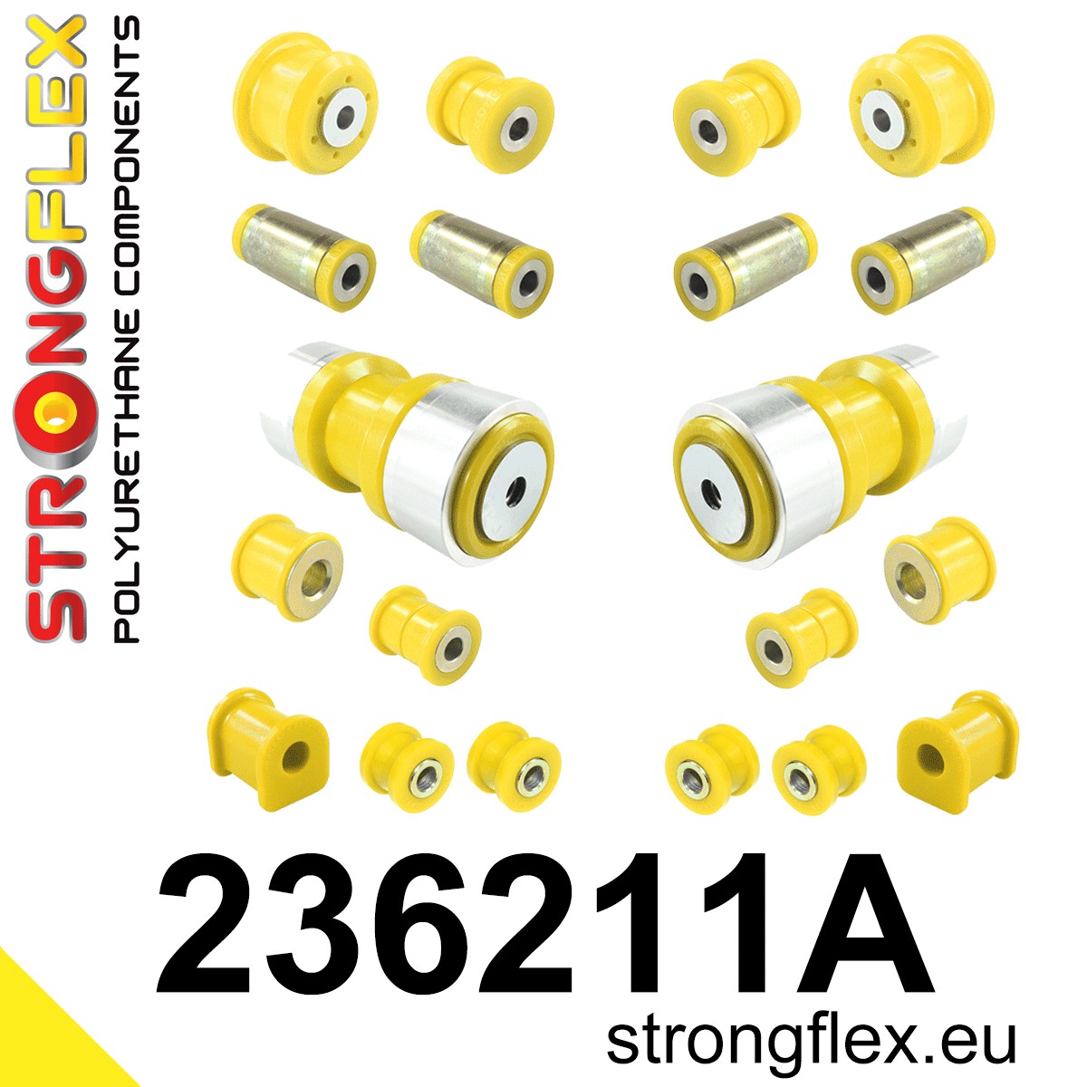 236211A: Rear suspension bush kit SPORT