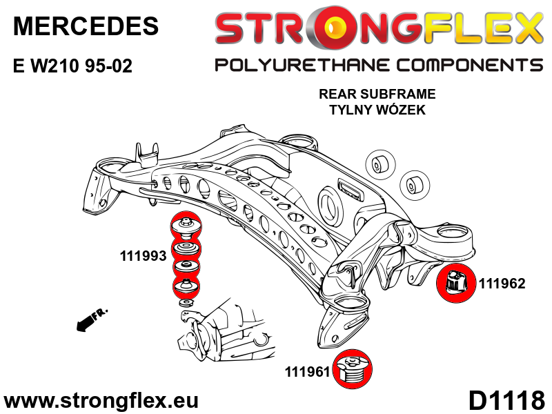 111962A: Rear subframe – rear bush SPORT - Image 2