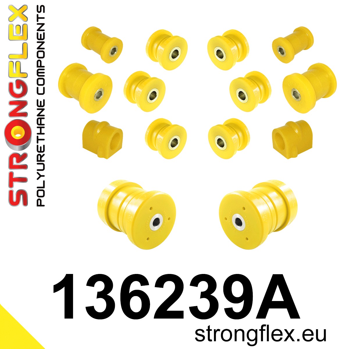 136239A: Full suspension polyurethane bush kit SPORT