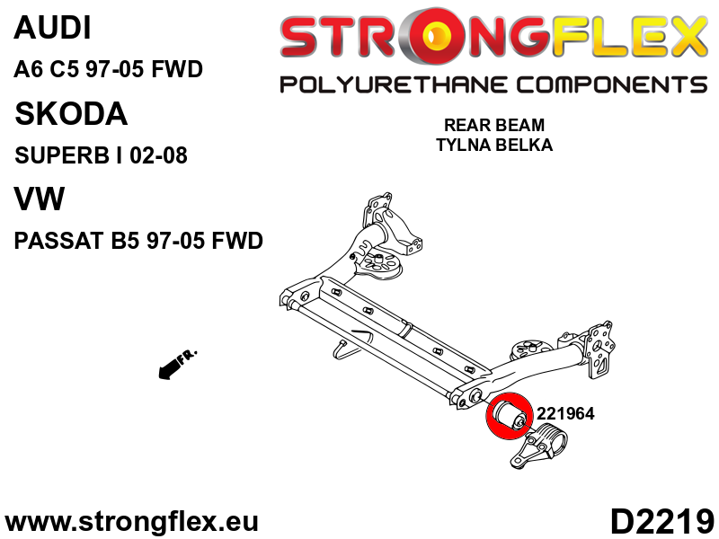 026280B: Full suspension bush kit - Image 4
