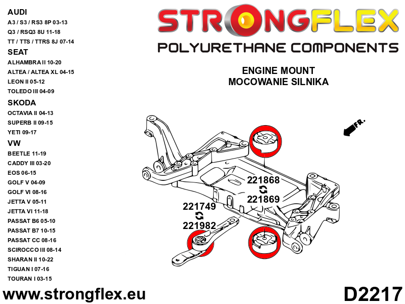 221868B: Lower engine mount insert - Image 4