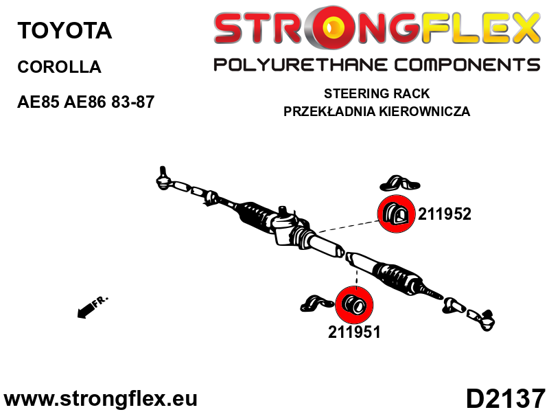 216254A: Full Suspension bush kit SPORT - Image 3