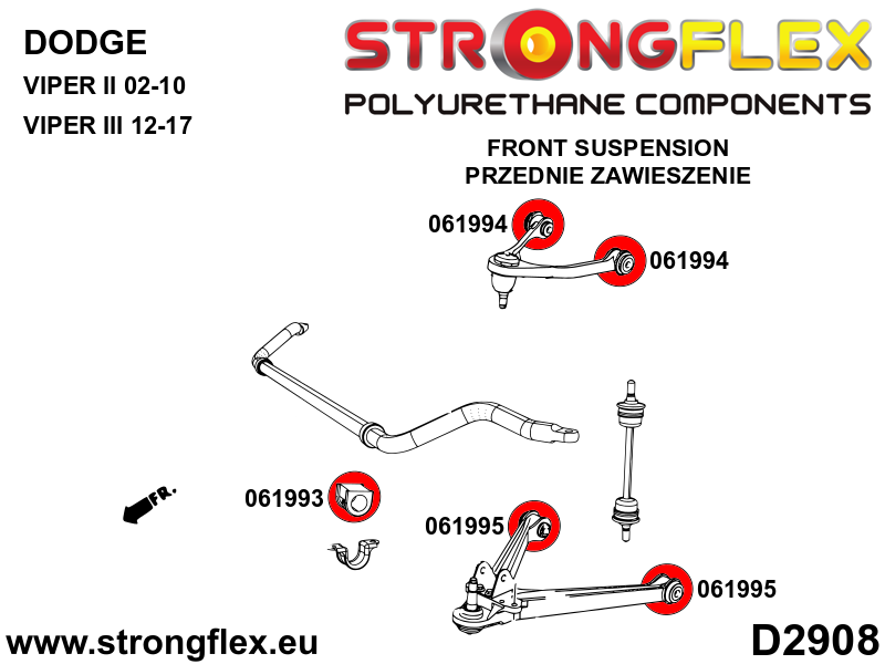 066088B: Full suspension bush kit - Image 2