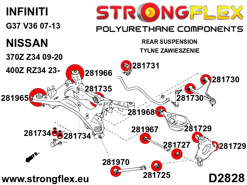281729A: Rear suspension bush SPORT - Image 2