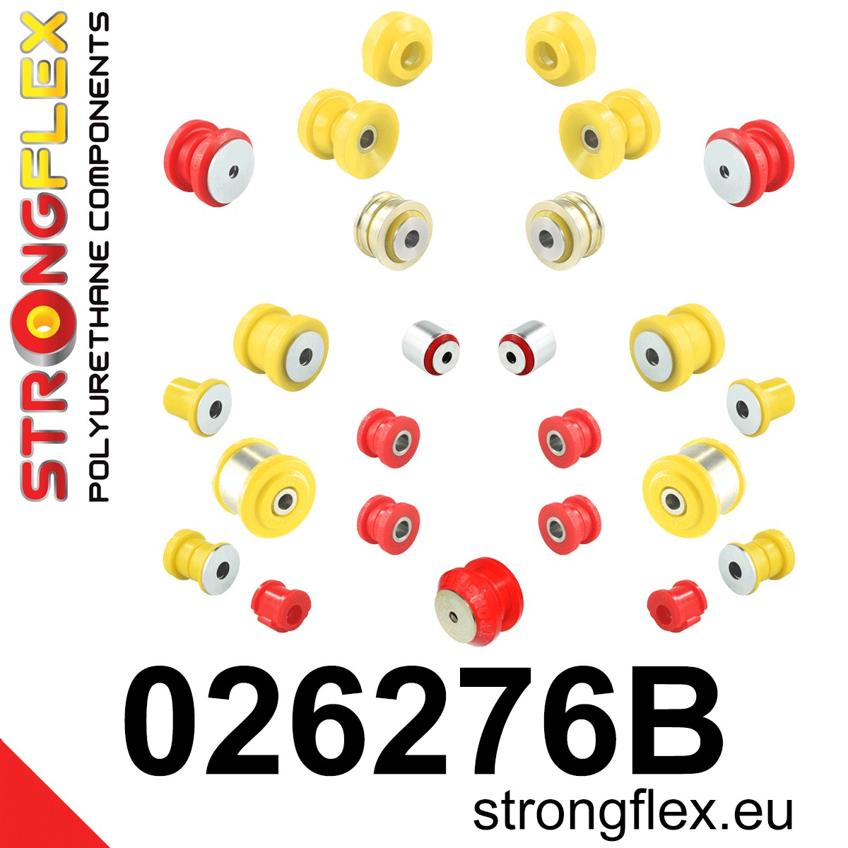 026276B: Full suspension polyurethane bush kit