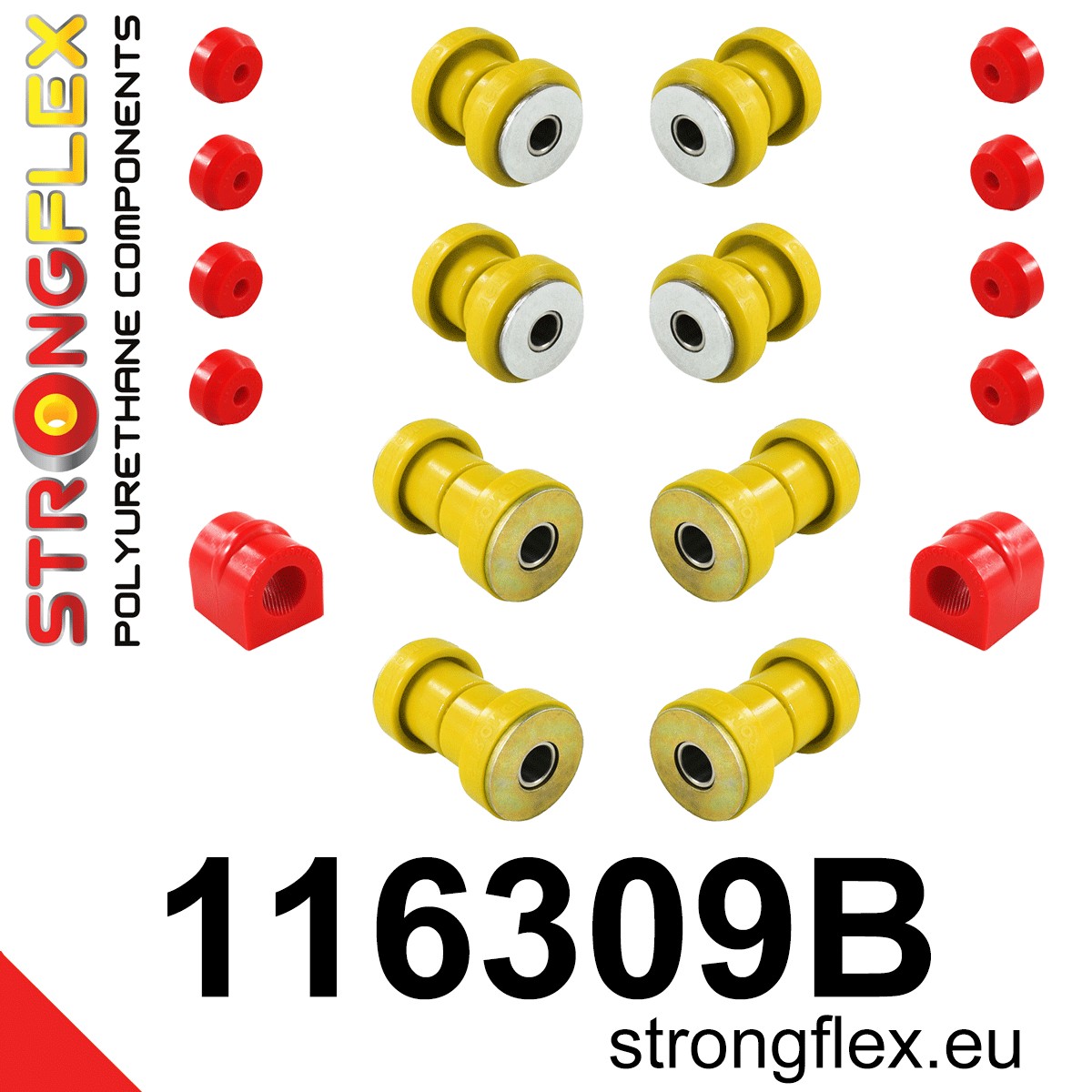 116309B: Front suspension bush kit