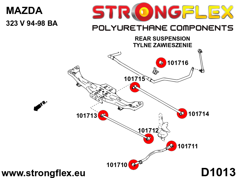 101715A: Rear Wishbone - Internal Rear Bushing SPORT - Image 2