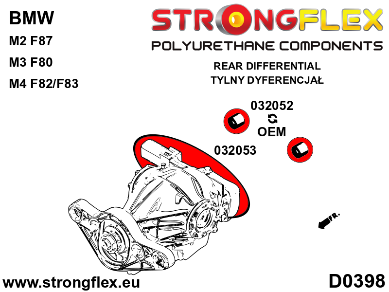 032052A: Rear diff mount - rear bush SPORT - Image 3