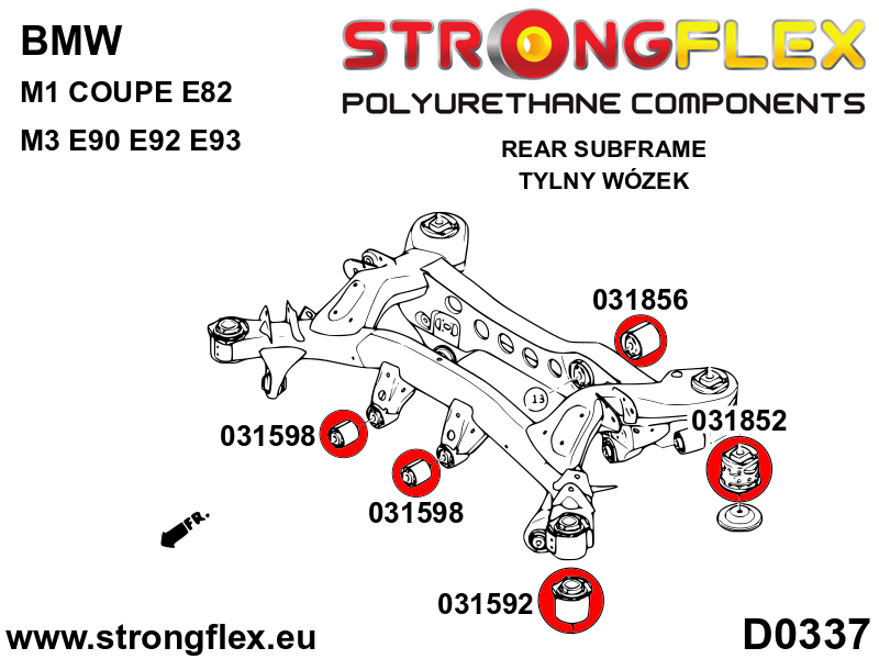 031856A: Rear diff rear mounting bush SPORT - Image 2