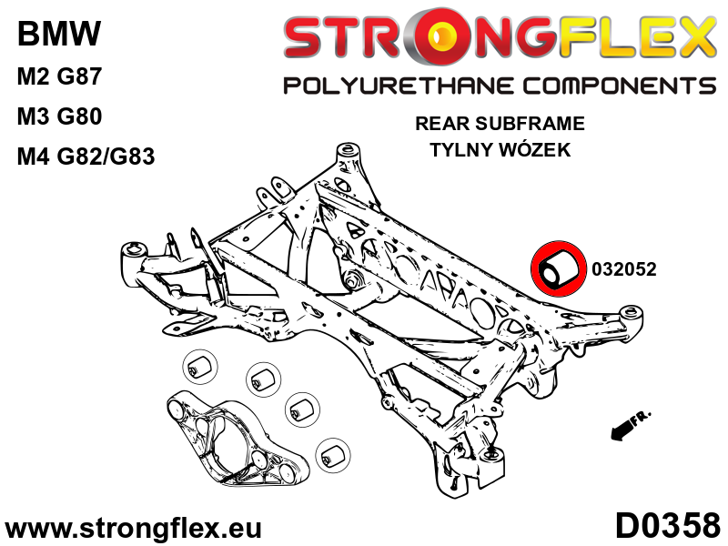 032052B: Rear diff mount - rear bush - Image 4
