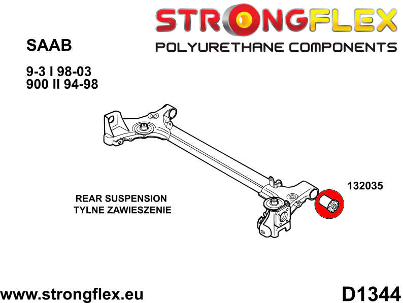 136259A: Full suspension bush kit SPORT - Image 3