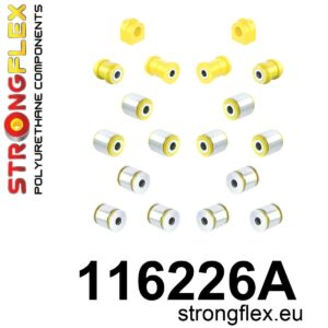 116226A: Rear suspension bush kit SPORT