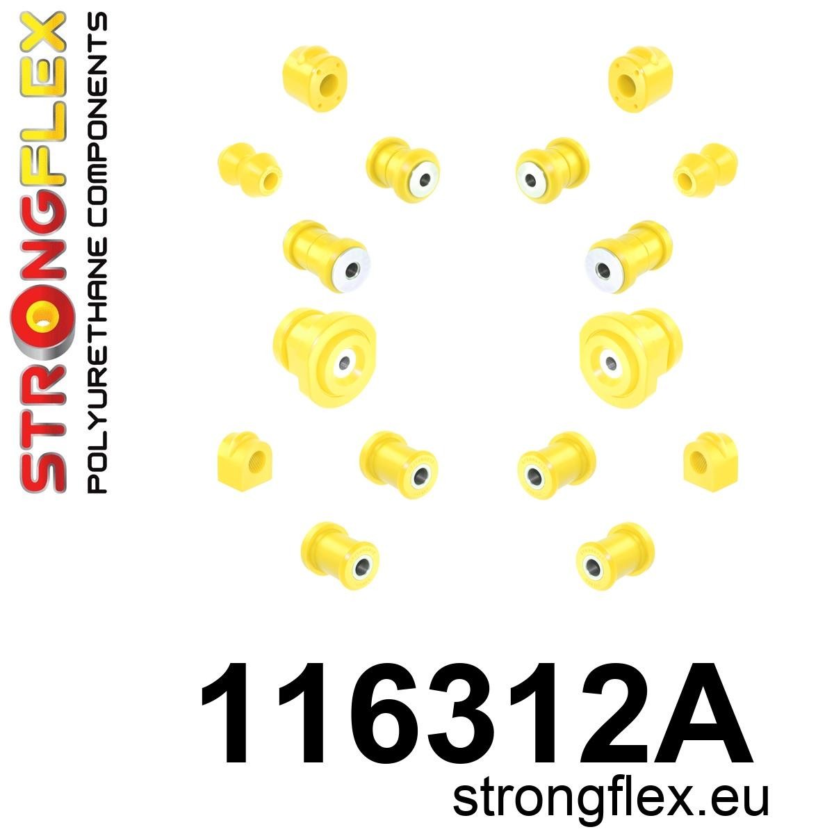 116312A: Full suspension bush kit SPORT