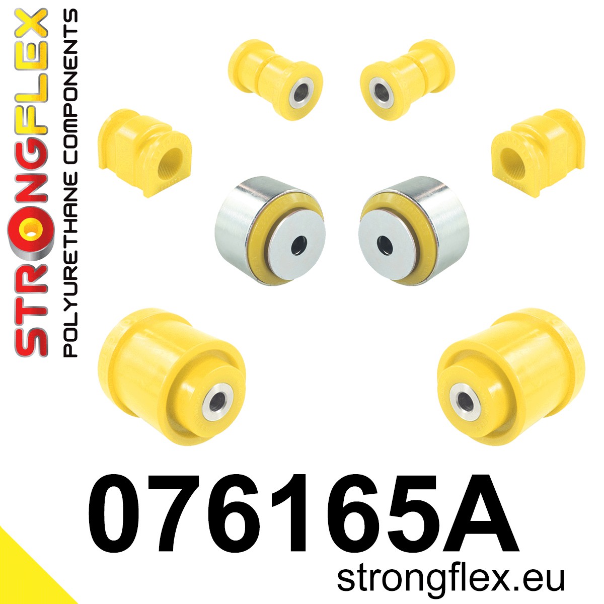 076165A: Front suspension and ream beam bush kit SPORT