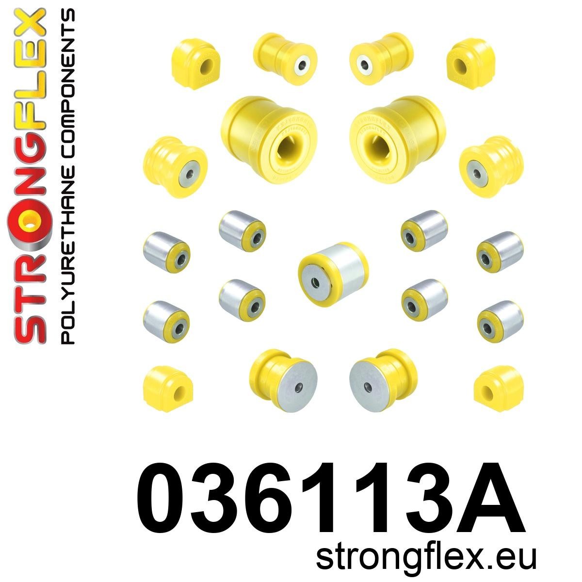 036113A: Full suspension polyurethane bush kit SPORT