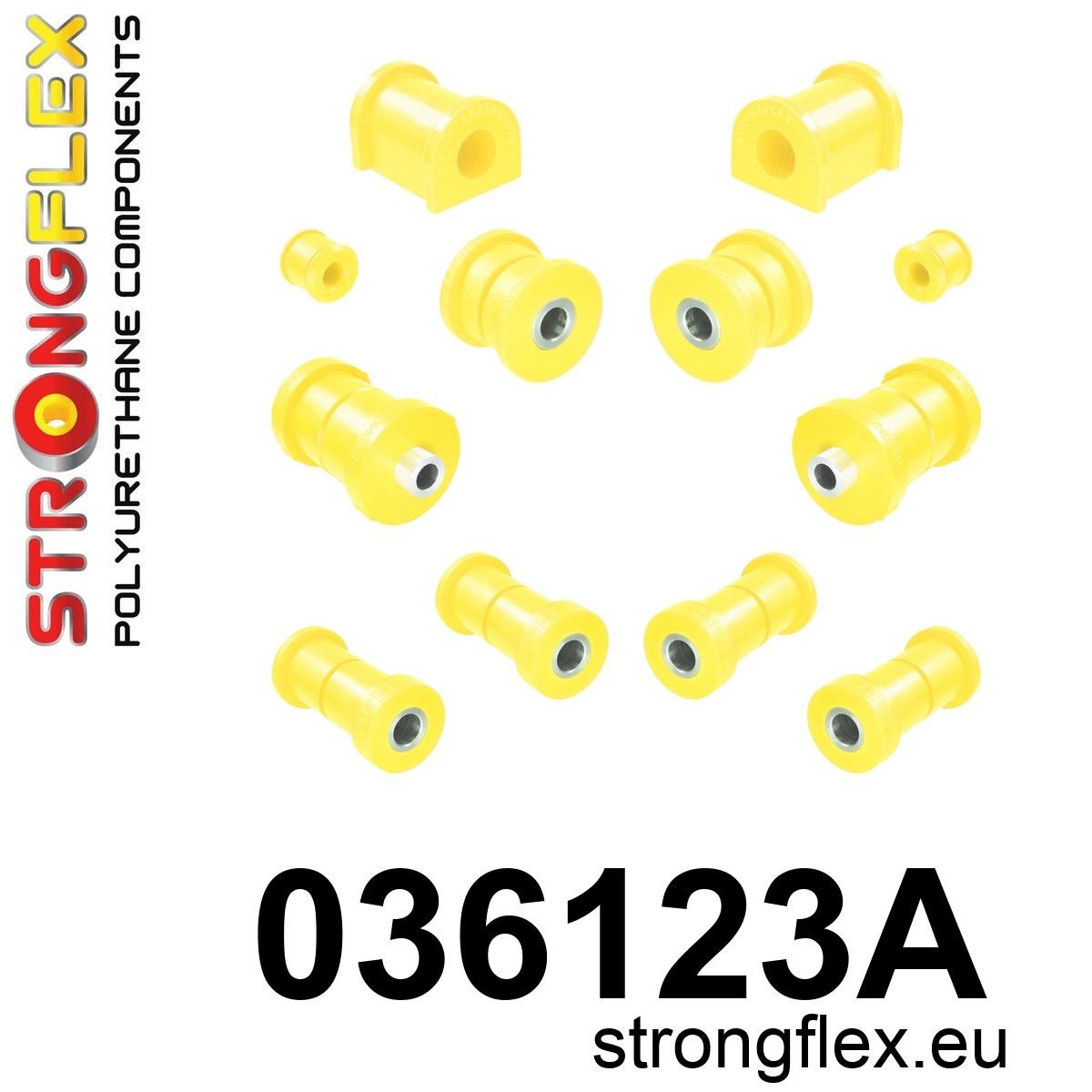 036123A: Rear suspension bush kit SPORT
