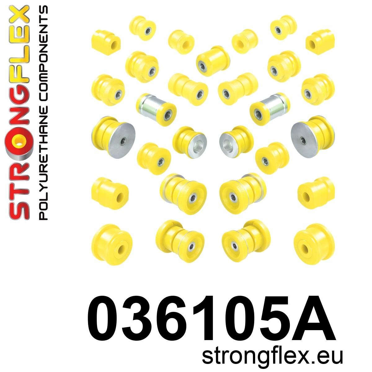 036105A: Full suspension bush kit SPORT