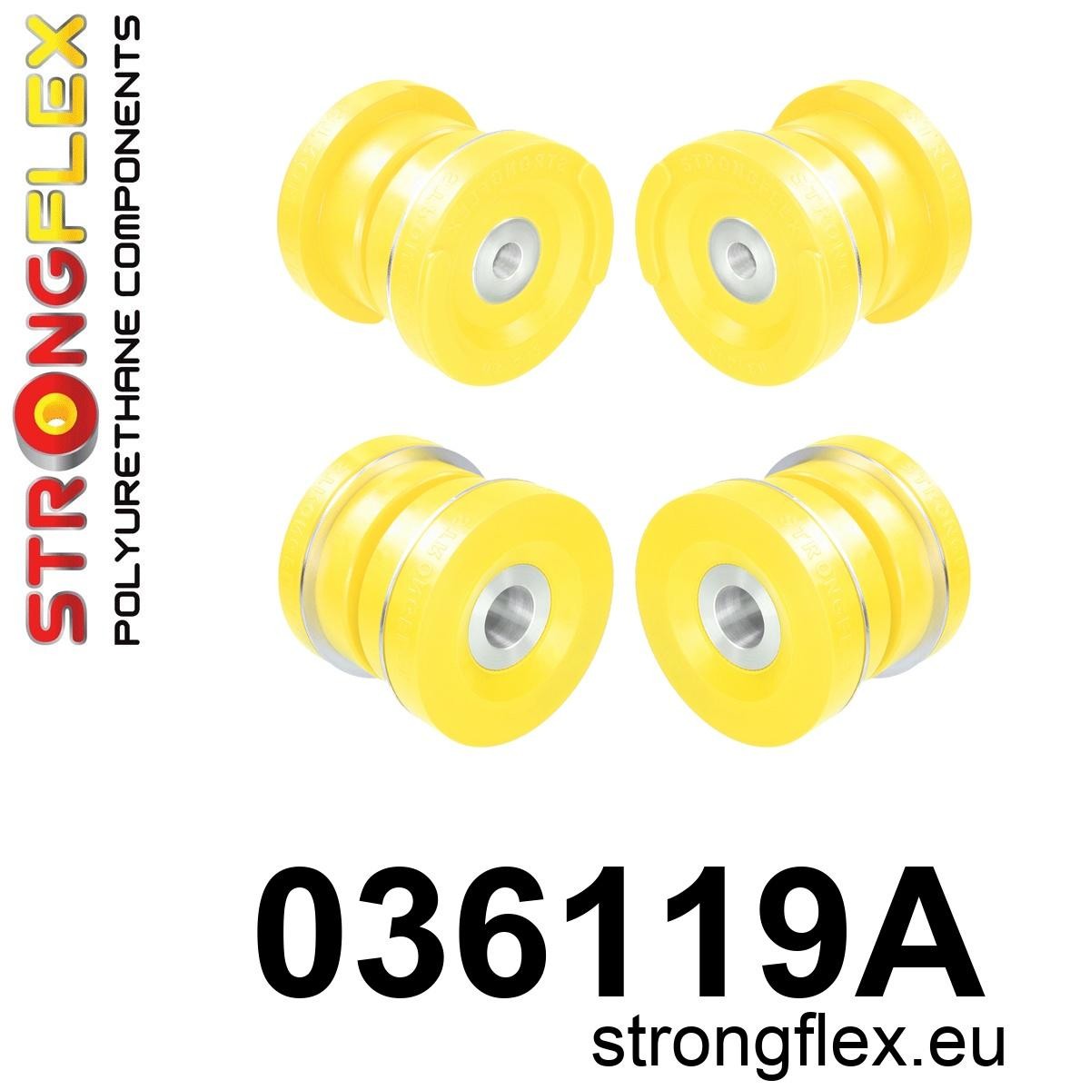 036119A: Rear beam mounting bush kit SPORT